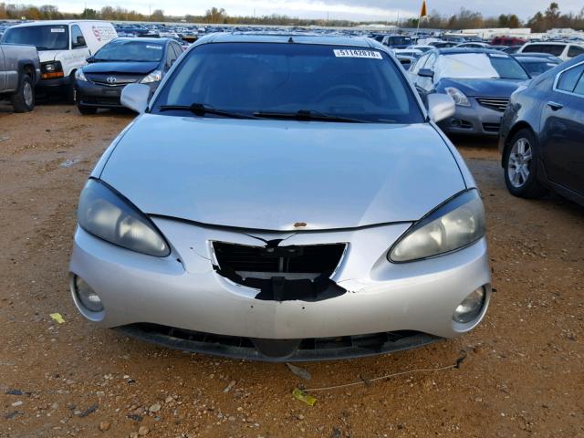2G2WS522941331383 - 2004 PONTIAC GRAND PRIX SILVER photo 9