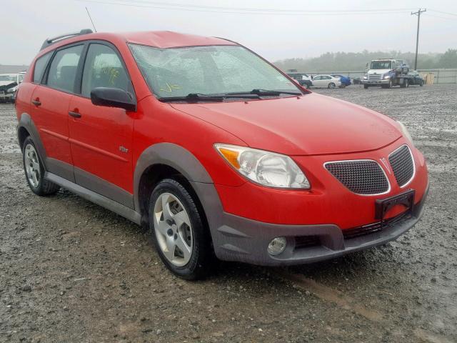 5Y2SL65876Z435412 - 2006 PONTIAC VIBE RED photo 1