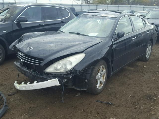 JTHBF30G030105355 - 2003 LEXUS ES 300 BLACK photo 2