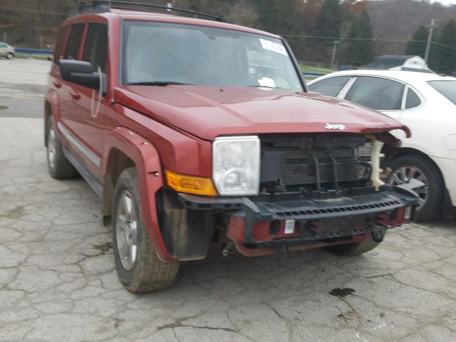 1J8HG58246C319354 - 2006 JEEP COMMANDER RED photo 1