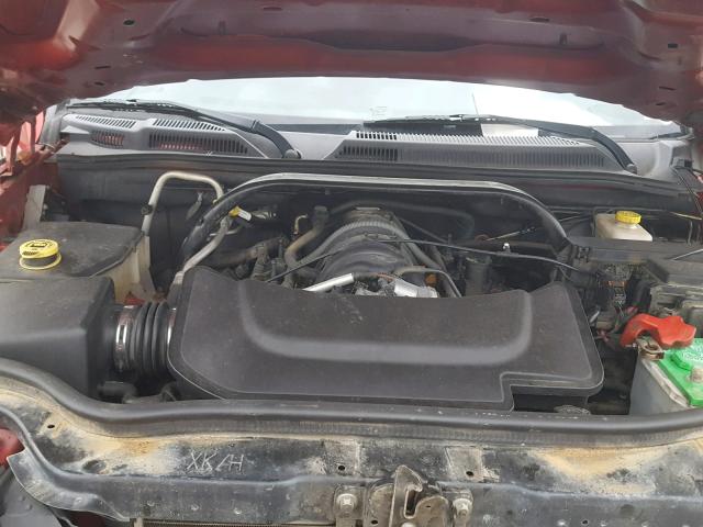 1J8HG58246C319354 - 2006 JEEP COMMANDER RED photo 7