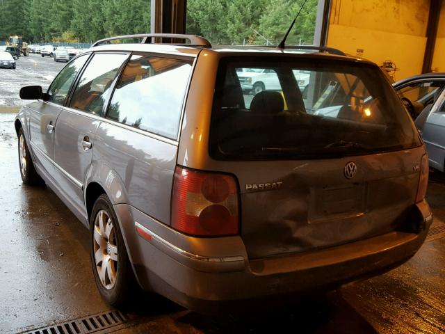 WVWWH63B73E225512 - 2003 VOLKSWAGEN PASSAT GLX 灰色 照片 3
