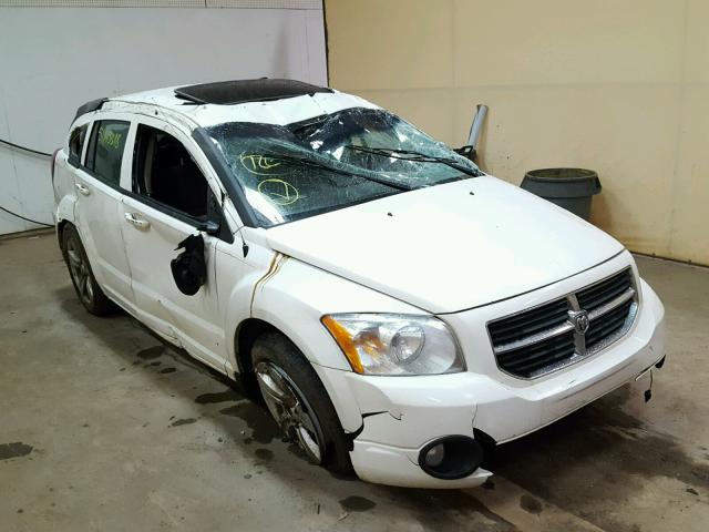 1B3CB4HA6AD541674 - 2010 DODGE CALIBER SX WHITE photo 1