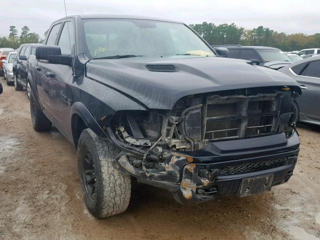 1C6RR7YT2HS810192 - 2017 RAM 1500 REBEL შავი ფოტო 1