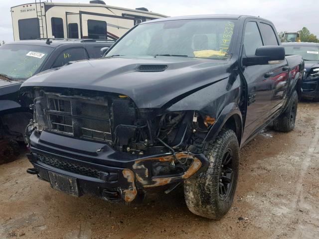 1C6RR7YT2HS810192 - 2017 RAM 1500 REBEL შავი ფოტო 2