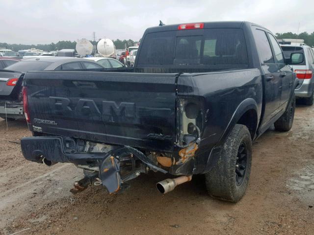 1C6RR7YT2HS810192 - 2017 RAM 1500 REBEL შავი ფოტო 4