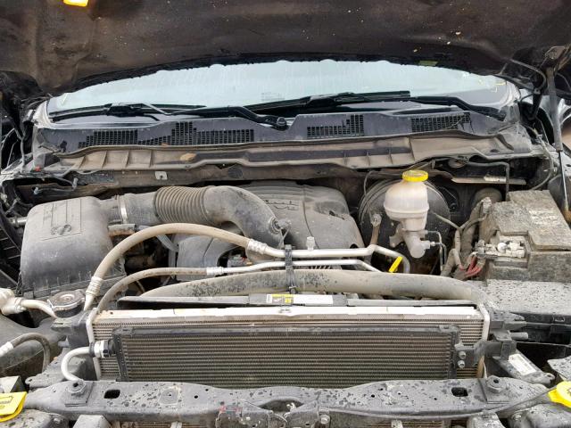 1C6RR7YT2HS810192 - 2017 RAM 1500 REBEL შავი ფოტო 7