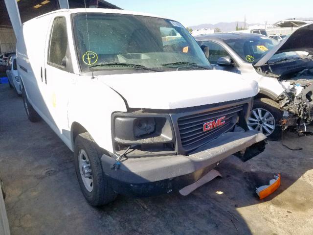 1GTZ7UBG0B1152264 - 2011 GMC SAVANA G35 WHITE photo 1