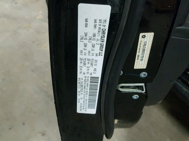 1C4NJCBB6CD725196 - 2012 JEEP COMPASS SP 黑色 照片 10