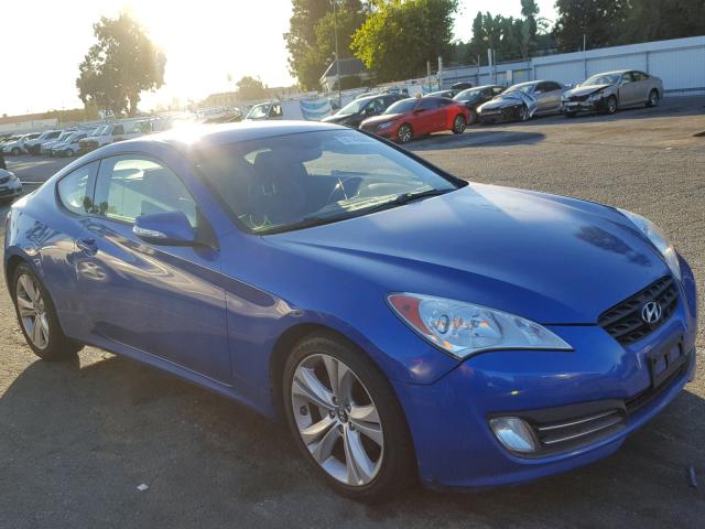 KMHHU6KH6BU064967 - 2011 HYUNDAI GENESIS CO BLUE photo 1