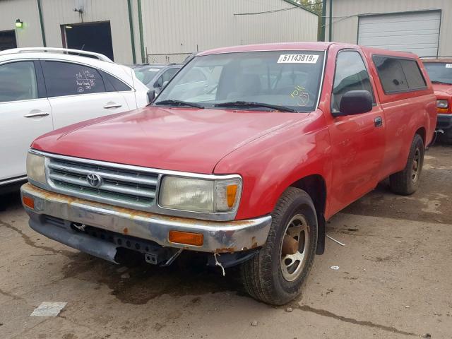 JT4VD10CXP0014010 - 1993 TOYOTA T100 SR5 RED photo 2