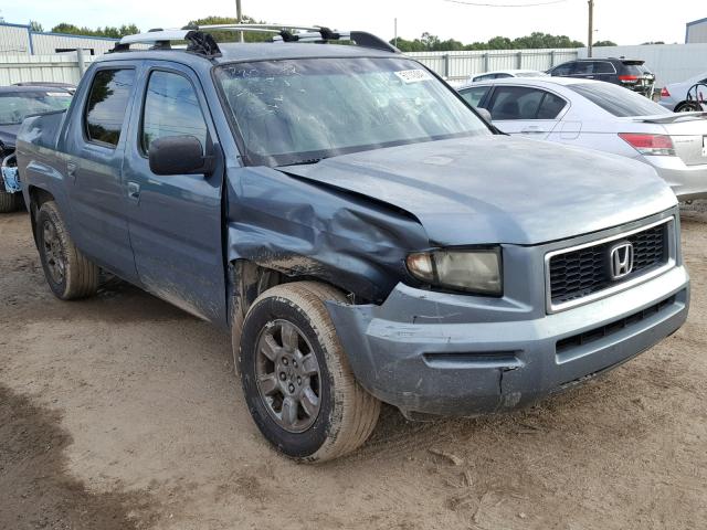 2HJYK16398H539837 - 2008 HONDA RIDGELINE BLUE photo 1