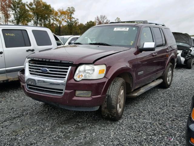 1FMEU75806UA17377 - 2006 FORD EXPLORER L BURGUNDY photo 2