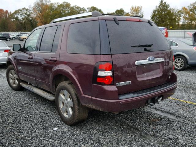 1FMEU75806UA17377 - 2006 FORD EXPLORER L BURGUNDY photo 3