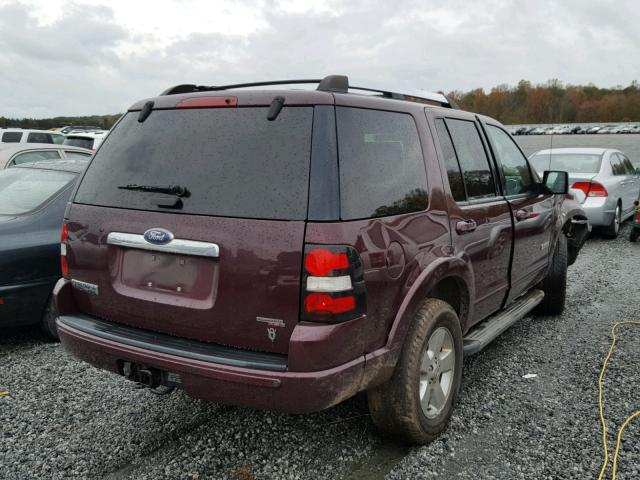 1FMEU75806UA17377 - 2006 FORD EXPLORER L BURGUNDY photo 4