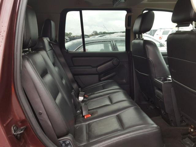 1FMEU75806UA17377 - 2006 FORD EXPLORER L BURGUNDY photo 6