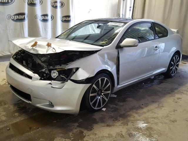 JTKDE167080223432 - 2008 TOYOTA SCION TC 银色 照片 2