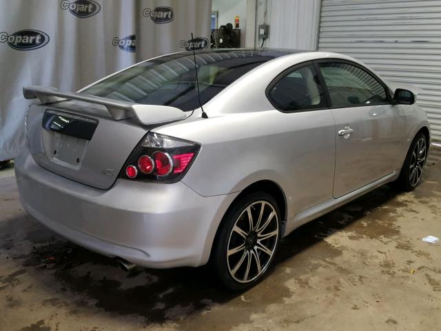 JTKDE167080223432 - 2008 TOYOTA SCION TC 银色 照片 4