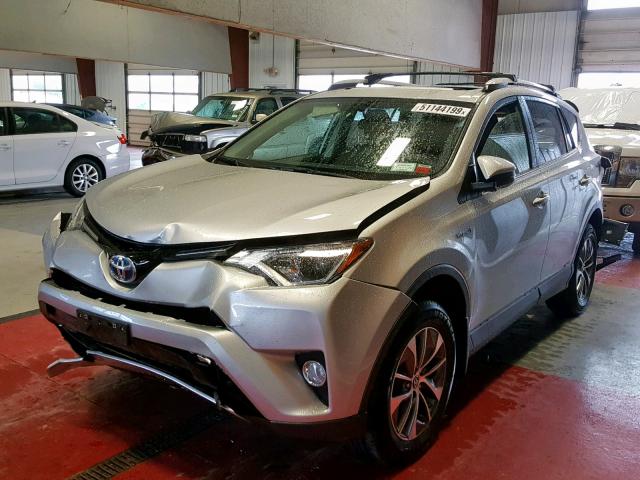 JTMRJREV6GD036422 - 2016 TOYOTA RAV4 HV XL SILVER photo 2