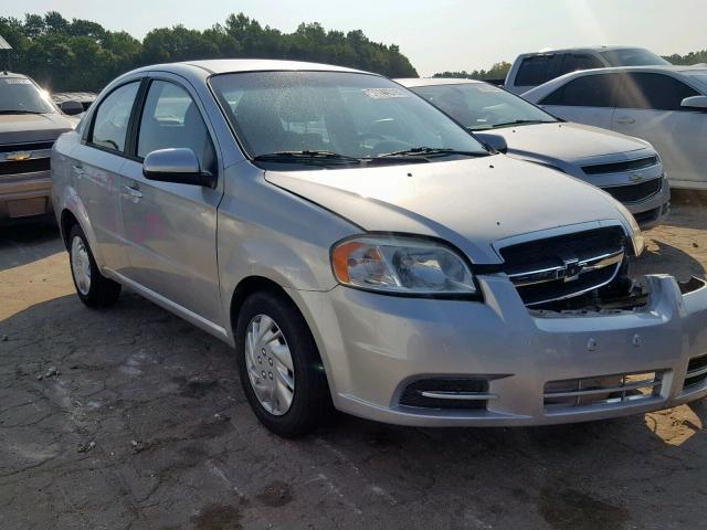 KL1TD5DE4BB214850 - 2011 CHEVROLET AVEO LS SILVER photo 1