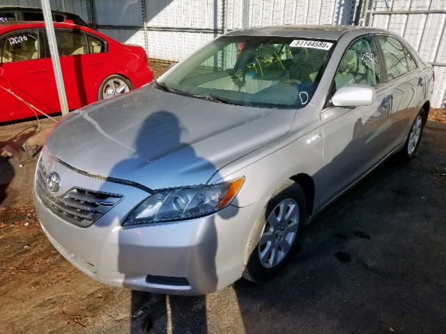 4T1BB46K99U096988 - 2009 TOYOTA CAMRY HYBR SILVER photo 2