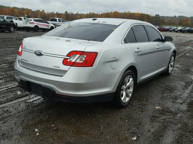 1FAHP2EW9AG152221 - 2010 FORD TAURUS SEL SILVER photo 4