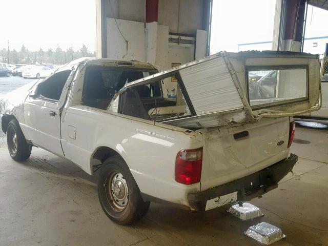 1FTYR10D45PA36029 - 2005 FORD RANGER WHITE photo 3