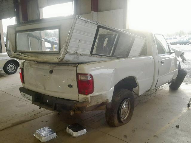 1FTYR10D45PA36029 - 2005 FORD RANGER WHITE photo 4