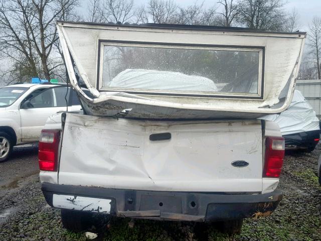 1FTYR10D45PA36029 - 2005 FORD RANGER WHITE photo 6