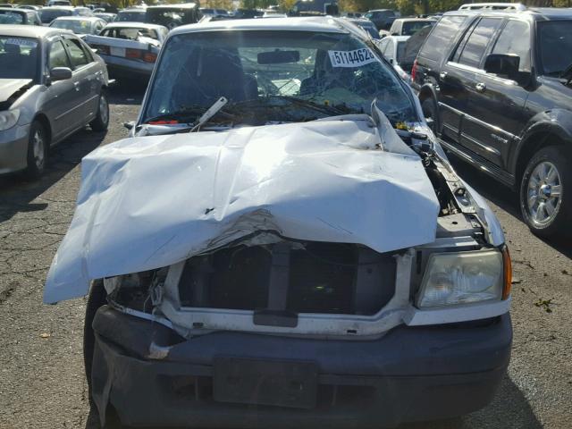 1FTYR10D45PA36029 - 2005 FORD RANGER WHITE photo 9