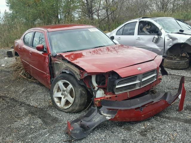 2B3CA3CV8AH294412 - 2010 DODGE CHARGER SX RED photo 1