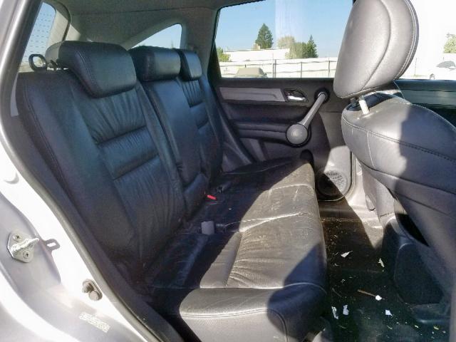 5J6RE38779L009294 - 2009 HONDA CR-V EXL SILVER photo 6