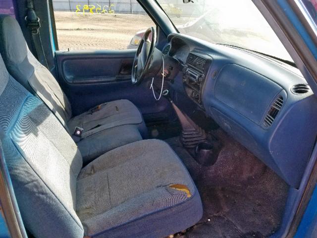 1FTCR14A5SPA94608 - 1995 FORD RANGER BLUE photo 5