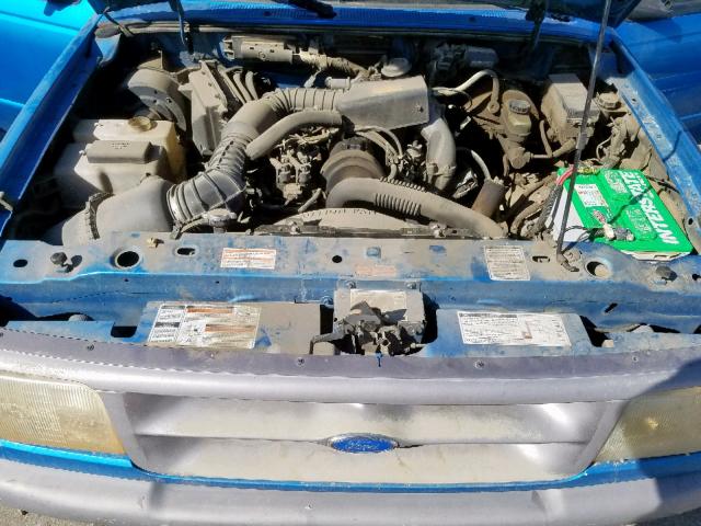 1FTCR14A5SPA94608 - 1995 FORD RANGER BLUE photo 7