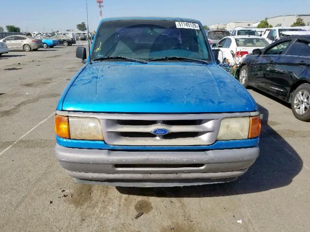 1FTCR14A5SPA94608 - 1995 FORD RANGER BLUE photo 9