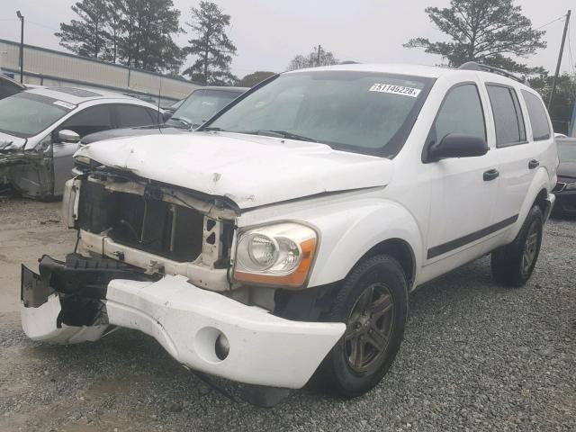 1D4HD48K86F141167 - 2006 DODGE DURANGO SL WHITE photo 2