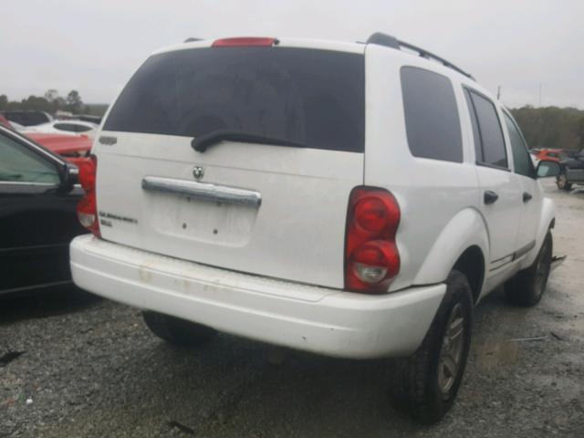 1D4HD48K86F141167 - 2006 DODGE DURANGO SL WHITE photo 4