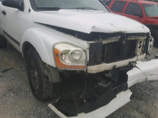 1D4HD48K86F141167 - 2006 DODGE DURANGO SL WHITE photo 9