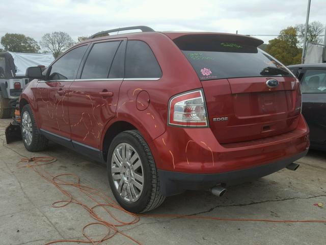 2FMDK39CX8BB00610 - 2008 FORD EDGE LIMIT RED photo 3