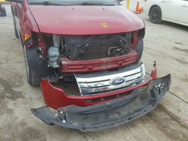 2FMDK39CX8BB00610 - 2008 FORD EDGE LIMIT RED photo 9