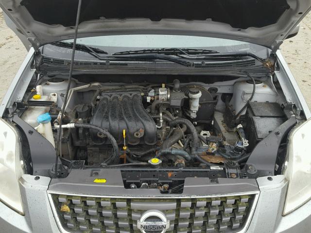 3N1AB61E17L629259 - 2007 NISSAN SENTRA 2.0 GRAY photo 7