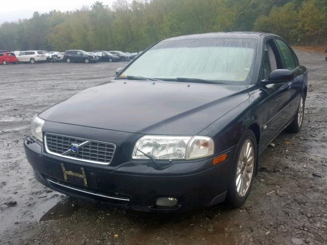 YV1TH592061440241 - 2006 VOLVO S80 2.5T BLACK photo 2