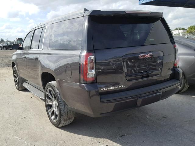 1GKS2FKC1GR334626 - 2016 GMC YUKON XL K GRAY photo 3