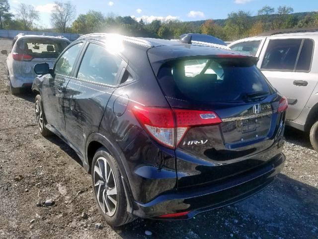 3CZRU6H12KG709436 - 2019 HONDA HR-V SPORT BLACK photo 3