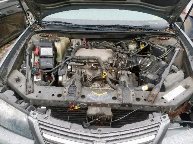 2G1WF52E649209634 - 2004 CHEVROLET IMPALA CHARCOAL photo 7