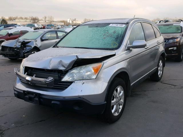 JHLRE48738C061213 - 2008 HONDA CR-V EXL SILVER photo 2