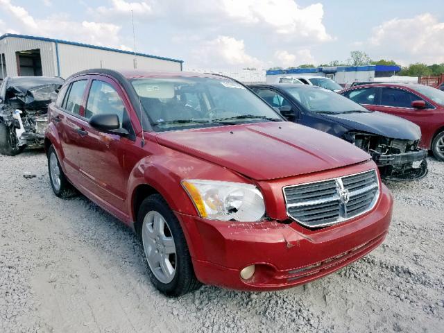 1B3HB48B38D553550 - 2008 DODGE CALIBER SX RED photo 1