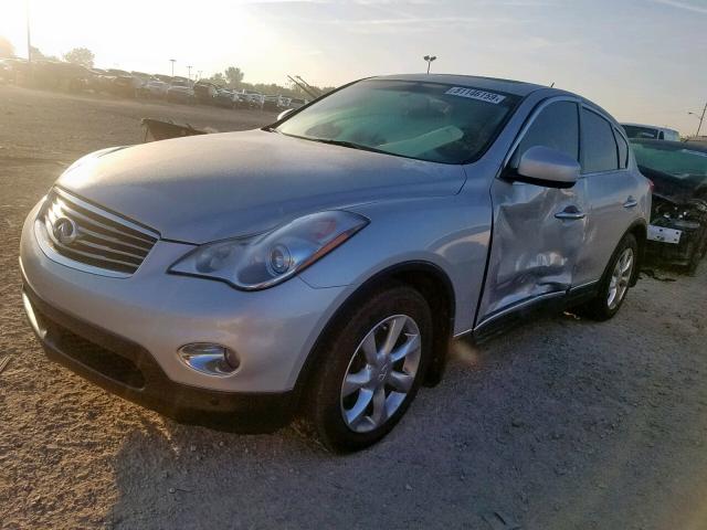 JNKAJ09F68M355458 - 2008 INFINITI EX35 BASE SILVER photo 2