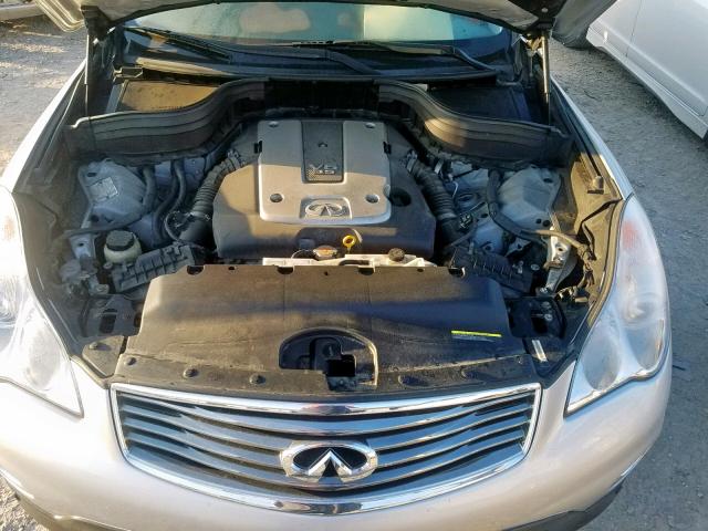 JNKAJ09F68M355458 - 2008 INFINITI EX35 BASE SILVER photo 7