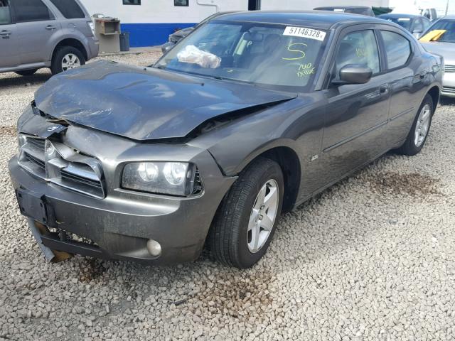 2B3CA3CV4AH250634 - 2010 DODGE CHARGER SX GRAY photo 2